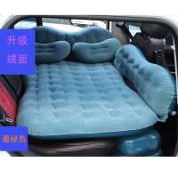敬平车载充气床汽车旅行床后排睡床垫轿车睡垫气垫床后座后备箱睡觉床 墨绿色/儿童档/植绒面 平