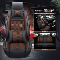 敬平川汽野马T70 T80 F12 F16 F99坐套冰丝汽车座套四季通用全包坐垫 豪华版 黑咖色(全包) 平