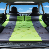 敬平北京现代ix25ix35领动汽车载充气床垫睡垫气垫床后排座车旅行床 A款标准版半自动充气[绿灰色] 平