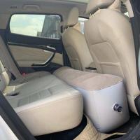 敬平车载间隙垫 汽车充气床垫单侧自驾游气垫床后排座垫脚SUV轿车通用 《间隙垫》米灰色气垫+充气泵 平