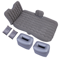 敬平车载充气床后备箱睡垫旅行床中后排睡觉床垫小轿车后座气垫床 [护头档+波浪纹]*防磕碰*舒适款-植绒(抗寒防冻) 