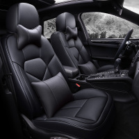 敬平2019款保时捷卡宴改装Cayenne座垫 Macan皮专用包围汽车坐垫 皮360包豪华版=至臻黑色 领卷 