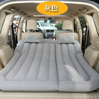 敬平充气床垫车载气垫床汽车充气床车内睡垫suv后排后备箱睡觉旅行床 SUV直条-灰色加厚植绒 平