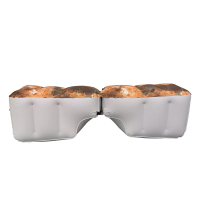 敬平车载间隙垫轿车后排座充气儿童汽车分体可折叠睡觉SUV旅行床垫 桔红色 平气垫床