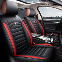 敬平汽车座套福特福克斯嘉年华福睿斯翼虎四季通用全冰丝坐垫夏季 A02半款-标准版黑红色 平