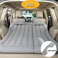 敬平本田CRV XRV 缤智思域雅阁凌派车载充气床垫气垫床汽车后排睡垫 SUV直条-灰色加厚植绒+后排座椅使用脚墩 平