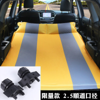 敬平汽车自动充气床车载旅行床垫SUV专用后排睡垫轿车后备箱通多功能2 限量款双人平面5厘米厚桔色 平