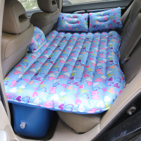 敬平车载充气床SUV轿车面包车通用睡觉汽车上旅行床垫后排车内旅行床 防水牛津心相印有档分体 平