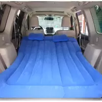 敬平本田CRV XRV 缤智SUV专用后备箱车载充气床垫气垫旅行汽车车中床 SUV后备箱直拉带植绒蓝色 平