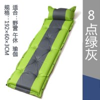 敬平车载充气床汽车床垫SUV后备箱垫子后排旅行床轿车防潮自动充气垫 绿灰单人3CM一天 平