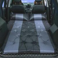 敬平车载充气床汽车床垫SUV后备箱垫子后排旅行床轿车防潮自动充气垫 车载款黑灰5CM加厚 平