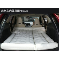 敬平宝马7系730Li740Li750车载充气床垫后排气垫床旅行床汽车用后座 磨毛布加厚后备箱款用-[米色] 平