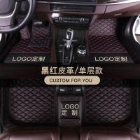 专用沃尔沃XC60 S60L S90 XC90 V40 S80L V60 s40全包围汽车脚垫 [单层全包围]绗绣黑色+