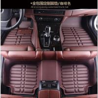 敬平上海吉利英伦SC715/SX718佳美03吉利帝豪金刚全包围皮革汽车脚垫 咖啡色全包围定制脚垫