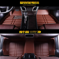 敬平上海吉利英伦SC715/SX718佳美03吉利帝豪金刚全包围皮革汽车脚垫 摩卡棕全包围脚垫
