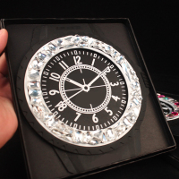 敬平汽车防滑垫 车载水晶垫车用香水摆件防滑垫 汽车用品装饰 钻 透明水晶款 平