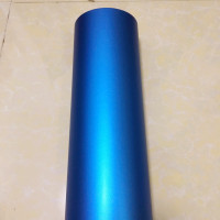 敬平汽车内饰贴纸 金属哑光拉丝电镀冰膜 中控台亚光贴膜碳纤维改色膜 冰膜浅蓝50cm*1米 平车贴