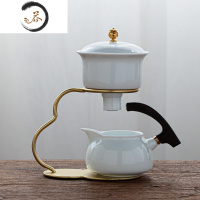 HAOYANGDAO陶瓷半全磁吸泡茶器 懒人茶具套装家用简约 防烫宫灯茶壶订制