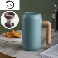 HAOYANGDAO泡茶杯茶水分离保温杯大容量办公室水杯玻璃内胆杯子陶瓷男女