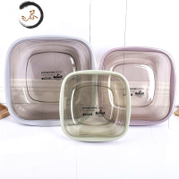 HAOYANGDAO方形洗脸盆加厚塑料盆学生宿舍洗脚盆家用厨房洗菜盆婴儿洗屁股盆