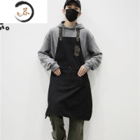 HAOYANGDAO防水围裙商用女夏季奶茶店烘焙厨房工作服男围腰定制ogo印字