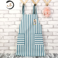 HAOYANGDAO北欧ins女亲子家用厨房围裙防水背带式大人围兜交叉式防油污罩衣