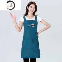 HAOYANGDAO围裙家用厨房女时尚防水防油可爱日系工作服男韩版裙子式围腰冬季