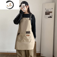 HAOYANGDAO围裙定制家用厨房女奶茶店美甲美发烘焙画画夏季工作服男ogo印字