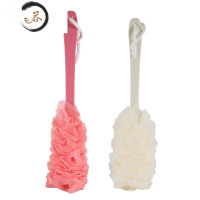 HAOYANGDAO长柄沐浴球浴花球不散可爱少女起泡泡澡球洗浴用品搓背洗澡巾