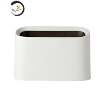 HAOYANGDAO创意桌面小垃圾桶 家用女办公桌客厅卧室迷你桌上床头小号垃圾筒