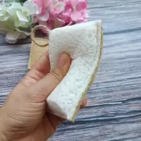 HAOYANGDAO剑麻木浆棉百洁布洗碗器厨房家用海绵擦双面剑麻洗碗布抹布 剑麻木浆棉 厚款10片