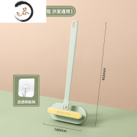 HAOYANGDAO免拆洗纱窗清洗器家用长柄窗纱双面擦多功能高楼玻璃窗户清洁刷 两用纱窗刷牛油果绿[赠挂钩]擦玻璃器