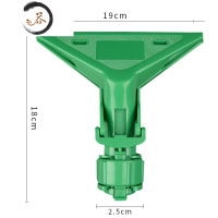 HAOYANGDAO毛巾夹抹布夹擦墙墩布夹擦玻璃清洁工具夹配伸缩杆高处清洁 老虎夹擦玻璃器
