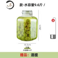 HAOYANGDAO泡酒玻璃瓶酿酒密封罐果酒杨梅酒瓶空瓶容器酒坛子青梅酒罐子 [收藏加购 送酒提]9.6斤 单只(升
