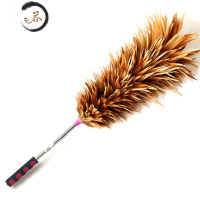 HAOYANGDAO鸡毛掸子老式汽车家用扫灰除尘不易掉毛天花板鸡毛掸子长杆可伸缩 120厘米普通伸缩
