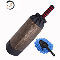 HAOYANGDAO汽车除尘掸子清理灰土工具车载扫灰鸡毛车用擦车刷子拖把用品 圆掸子+收纳包+小掸子