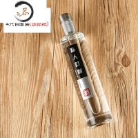 HAOYANGDAO一斤装白酒瓶酒瓶空瓶玻璃酒瓶原浆酒纯粮酒定制套装自酿酒瓶密封 银色 圆形水立方(4只装)酒具