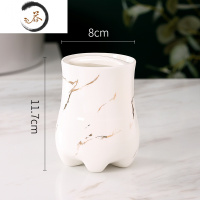 HAOYANGDAO牙刷架免打孔卫生间浴室洗漱台置物架放置架电动牙膏架收纳插筒 白色可乐架