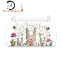 HAOYANGDAO立式空调挡风板防直吹柜机遮风板冷暖气挡板坐月子导风罩柜式通用 [立式北欧兔]立式通用/升级 无防尘罩