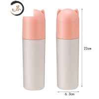 HAOYANGDAO旅行出差漱口杯学生刷牙杯子牙桶牙缸套筒装情侣洗漱杯电动牙刷杯 粉白2个