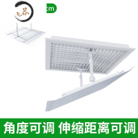 HAOYANGDAO正方形中央空调挡风板风管机遮风板导风罩天花机出风口挡板防直吹 正方形支架塑料款[30*30] 防尘罩