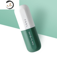 HAOYANGDAO出差旅行洗漱杯便携式牙刷盒套装牙具情侣旅游漱口杯刷牙杯收纳盒 森林绿[单杯]