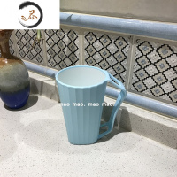 HAOYANGDAO创意ins纯色时尚家用塑料漱口杯学生宿舍便携刷牙杯北欧风洗漱杯 牙杯 天空蓝