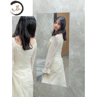 HAOYANGDAO软镜子贴片家用全身穿衣镜贴墙自粘高清化妆镜便携随身墙面卫生间 60*150cm 当镜子别贴便携式用镜