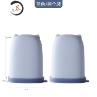 HAOYANGDAO塑料带锁扣旅行肥皂盒迷你便携香皂盒创意硅胶带盖密封防水皂盒 北欧蓝2个[带硅胶密封盖]