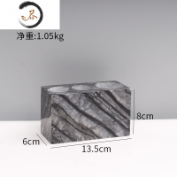 HAOYANGDAO北欧酒店洗漱用品卫浴洗漱杯大理石洗漱套装家用浴室摆件轻奢 三孔牙刷架浴室用品套件