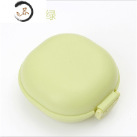 HAOYANGDAO韩国创意肥皂盒锁扣时尚旅行出差便携密封香皂盒色带盖新款 绿色