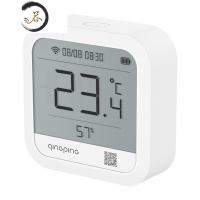 HAOYANGDAO电子温湿度气压计工业高精度记录仪智能远程报警充电室内大棚 Wi-Fi 无气压监测版湿度计