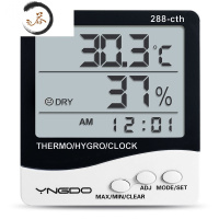 HAOYANGDAO工业温湿度计高精度电子温度计店养殖大棚显示器实验表挂式 288-cth白色*可提供校准证书复印