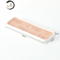HAOYANGDAO肥皂盒大号洗衣皂长方形加长型肥皂沥水香皂置物架洗手台肥皂架 新款小号粉橙